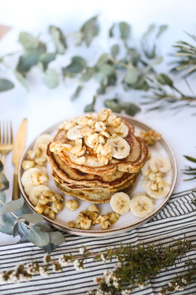 Banana and Wattleseed Pancakes | WholeLife Pharmacy & Healthfoods