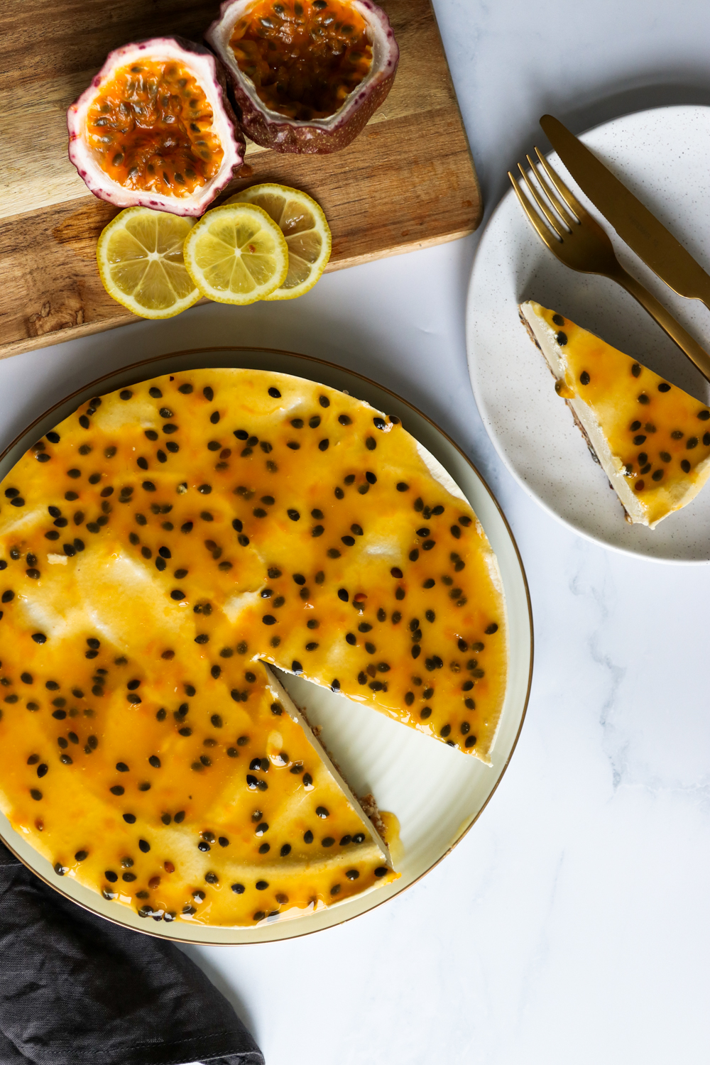 PassionfruitVeganCheesecake-9999 Passionfruit Vegan No Bake Cheesecake | WholeLife Pharmacy & Healthfoods