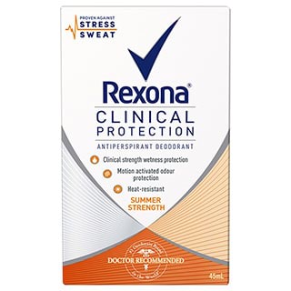 Buy Rexona for Women Clinical Protection Antiperspirant Deodorant Summer  Strength 45ml Online at Chemist Warehouse®