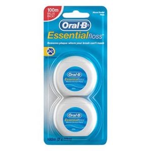 Oral-B Essential Floss 50m - 2 Pack