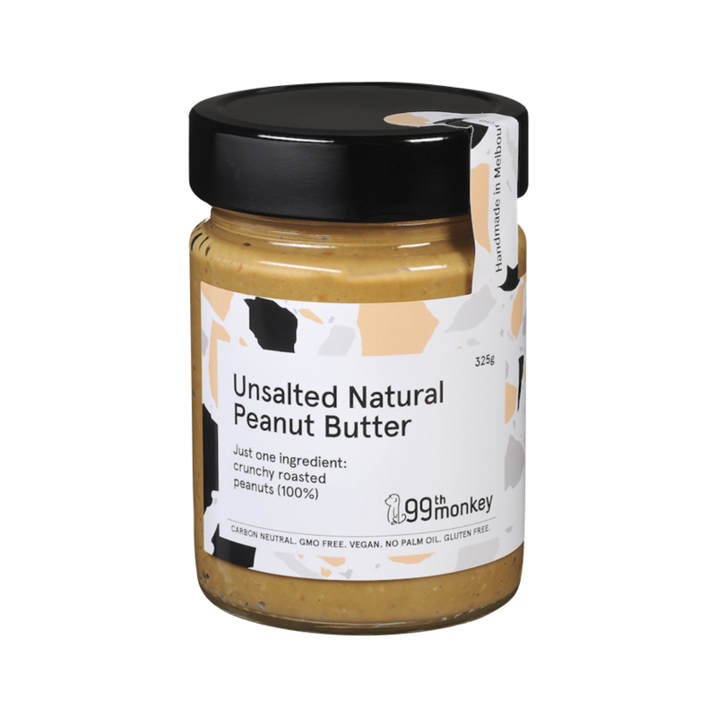 Unsalted Natural Peanut Butter 325G WholeLife