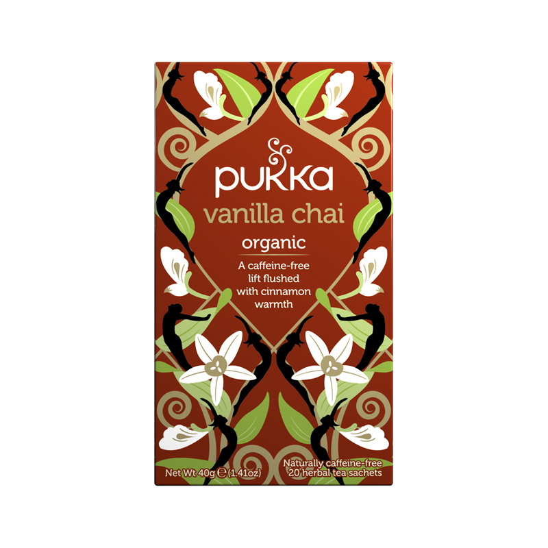 Pukka Vanilla Chai Tea 20 Bags WholeLife