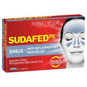 PE Sinus & Anti-Inflammatory Pain Relief - 24 Tablets