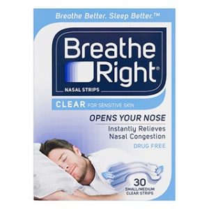 Clear Nasal Strips Regular - 30 Pack