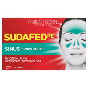 PE Sinus + Pain Relief - 24 Tablets