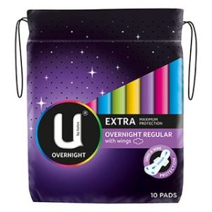 Pads Maxi Overnight - 10 Pack