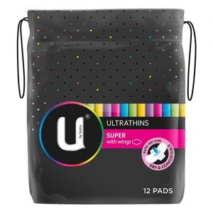Ultrathins Super Pads with Wings -12 Pack