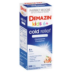 Kids 6+ Cold Relief Colour Free Syrup - 200mL