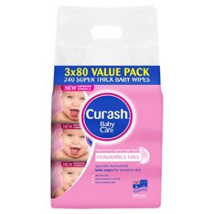 Fragrance Free Wipes Bulk Pack - 240 Pack
