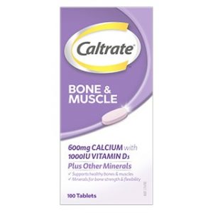 Bone And Muscle Health Plus Minerals - 100 Tablets