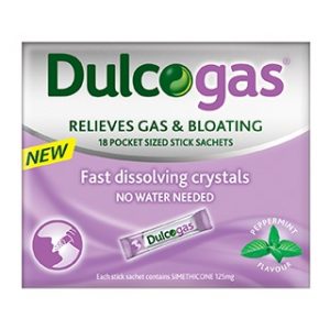 Dulcogas Relieves Gas and Bloating Sachets