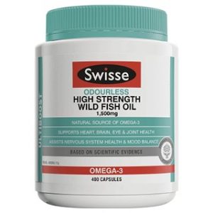 Ultiboost Odourless High Strength Wild Fish Oil 1500mg - 400 Capsules