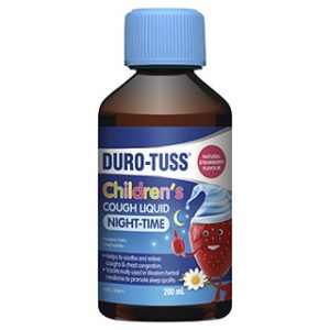 Children's Cough Night Time Liquid Strawberry - 200mL