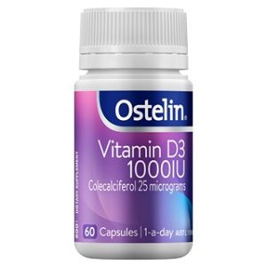 Vitamin D3 1000IU - 60 Capsules
