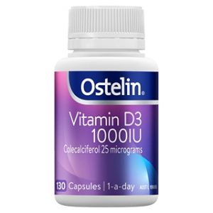Vitamin D3 1000IU - 130 Capsules