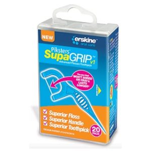 SupaGrip Flosser/Toothpick - 20 Pack