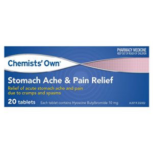 Chemists' Own Stomach Ache and Pain Relief Tablets