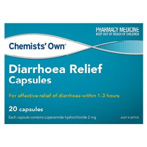 Chemists' Own Diarrhoea Relief 20 Capsules