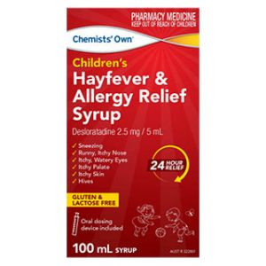 Chemists' Own Children's Hayfever and Allergy Relief Syrup