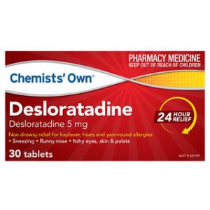 Chemists' Own Desloratadine 30 Tablets