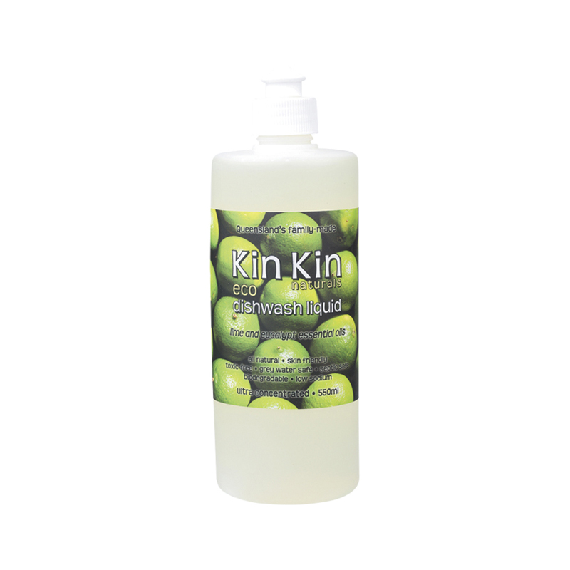 Dishwash Liquid Lime & Eucalyptus 550ml WholeLife
