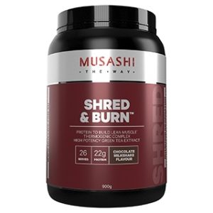 Musashi Shred and Burn Chocolate Milkshake Favour