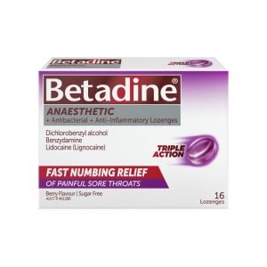 Betadine Anaesthetic Berry 16 Lozenges
