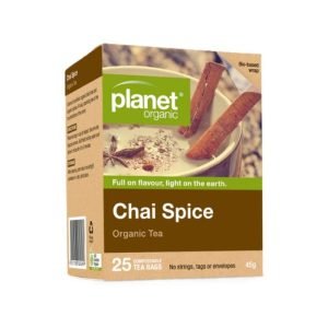 Planet Organic Chai Spice Tea 25 Bags
