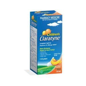 Claratyne Childrens Hayfever Allergy Relief Antihistamine Peach 150mL
