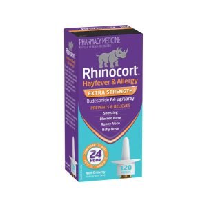 Rhinocort Hayfever Allergy Non-Drowsy Nasal Spray Extra Strength 120 Sprays