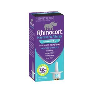 Rhinocort Hayfever Allergy Original Nasal Spray Non-Drowsy 60 Sprays