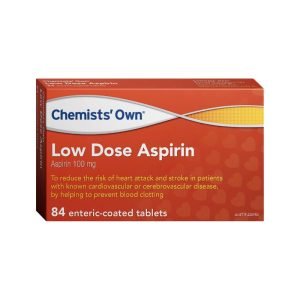 Chemists' Own Low Dose Aspirin 84 Tabs