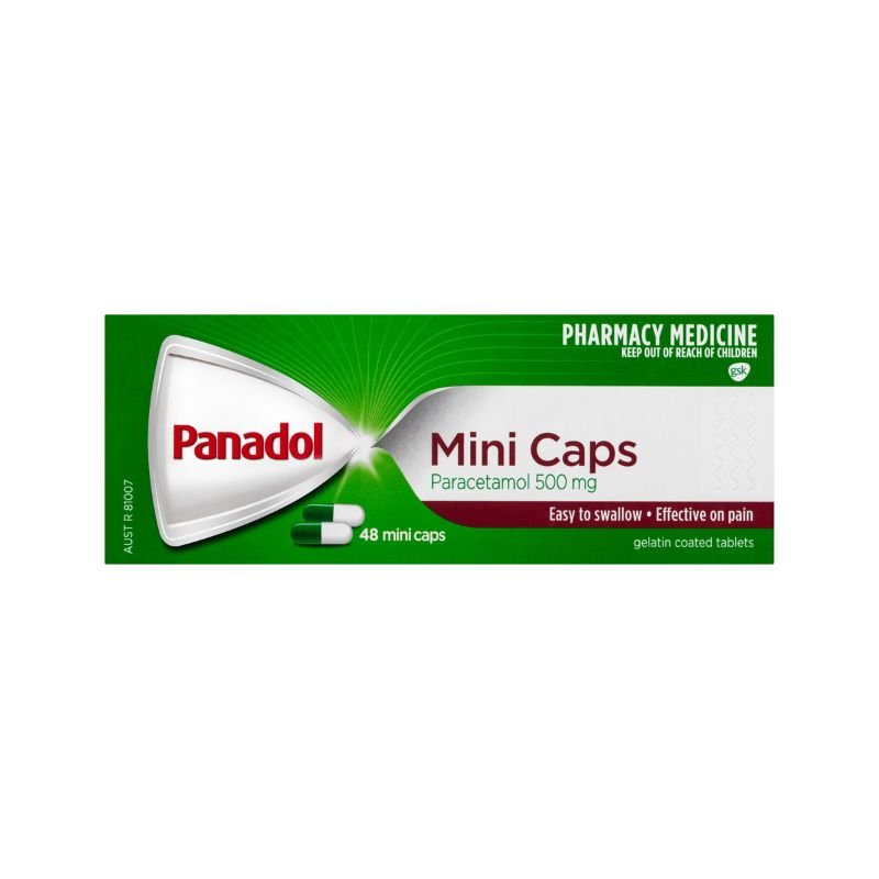 Panadol Mini Caps 48 Pack