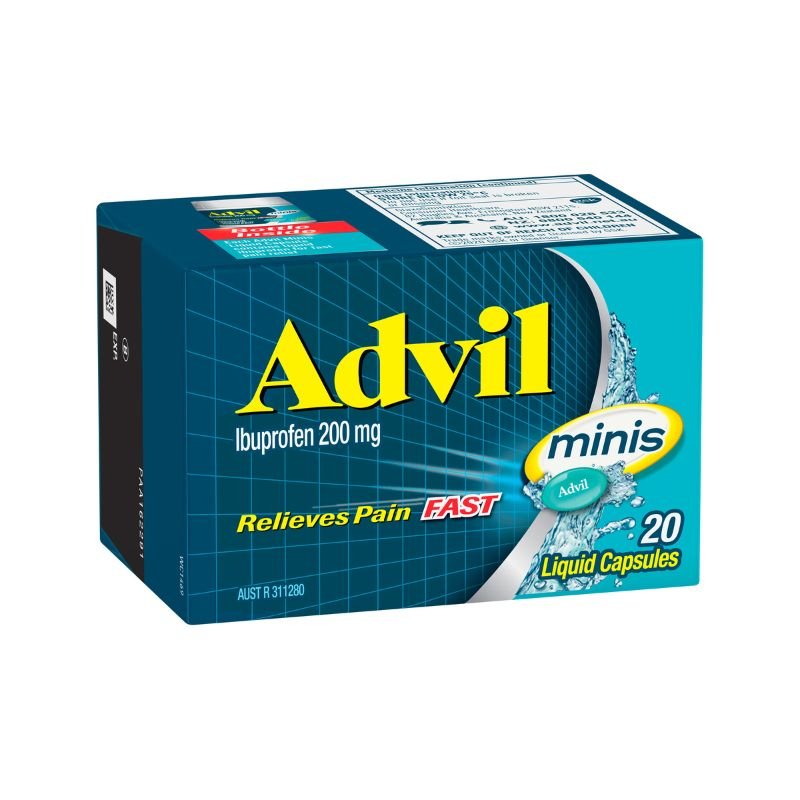 Advil Minis Liquid 20 Capsules