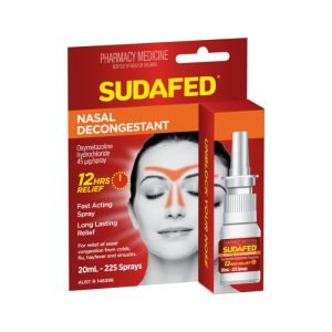 Sudafed Nasal Decongestant Spray 20mL