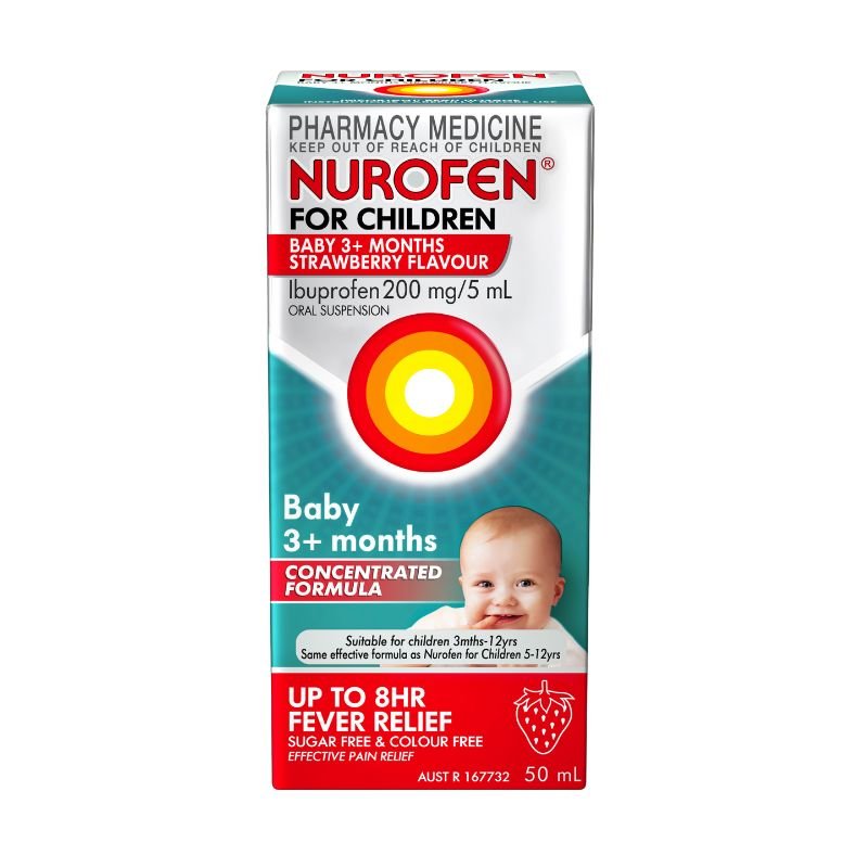 Nurofen for Baby Strawberry 3+ months 50ml