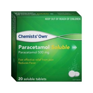 Chemists' Own Paracetamol Soluble 20 Tab