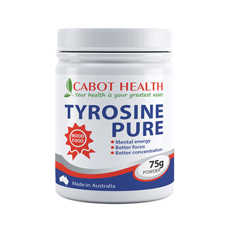 Tyrosine Pure Mood Food Powder 75g WholeLife