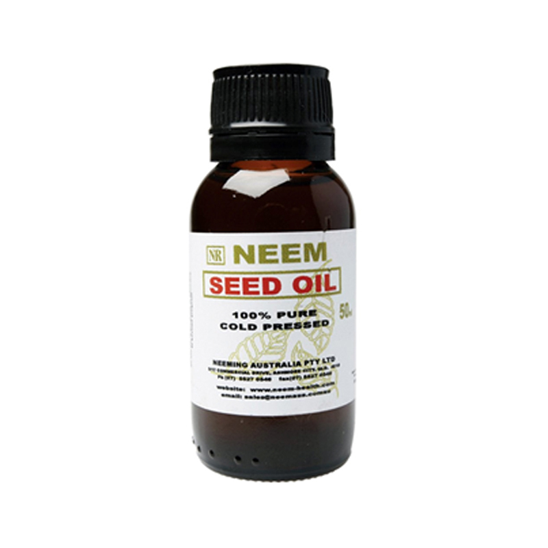 Neem Seed Oil 100 Pure & Cold Pressed 50ml WholeLife