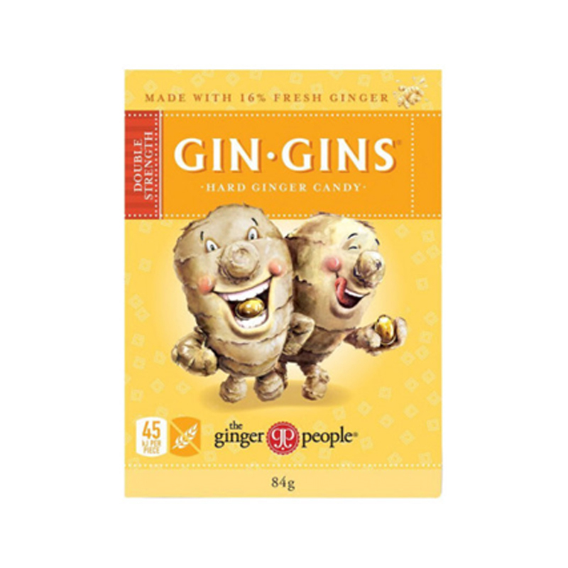 Gin Gins Double Strength Hard Candy 84g WholeLife