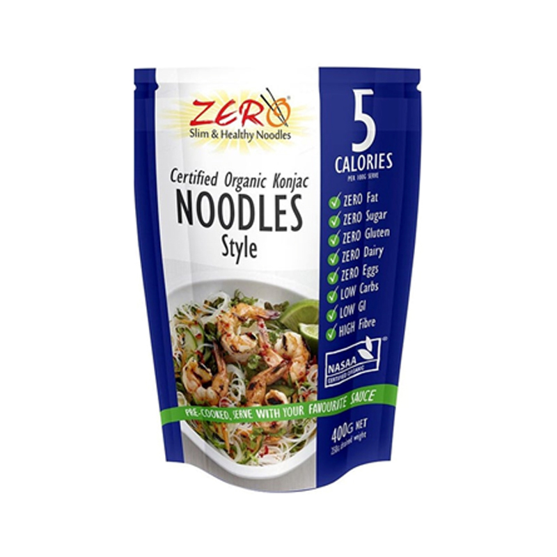 Certified Organic Konjac Noodles Style 400g WholeLife