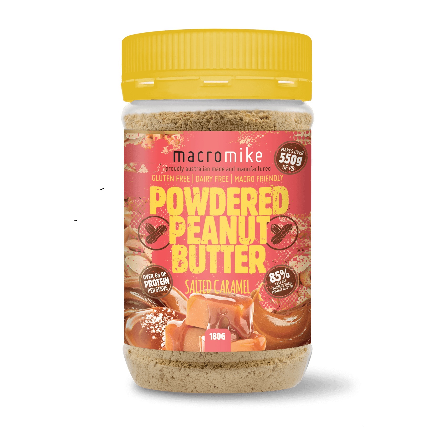 Powdered Peanut Butter Salted Caramel 156g WholeLife