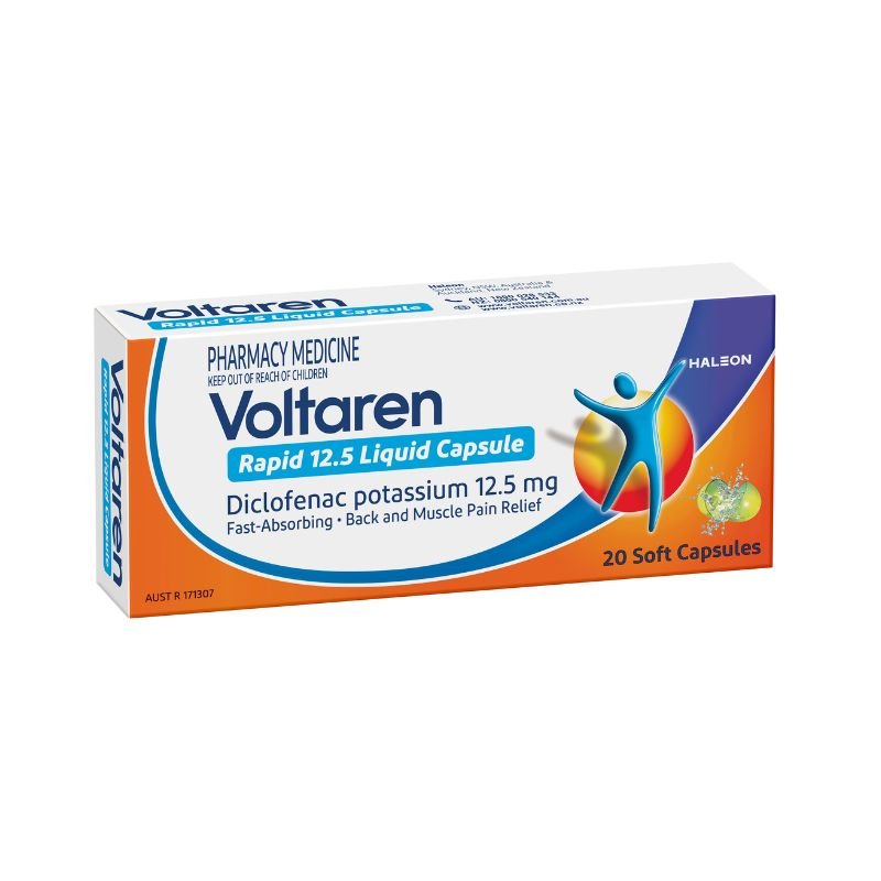 Voltaren Rapid 12.5Mg 20 Liquid Capsules