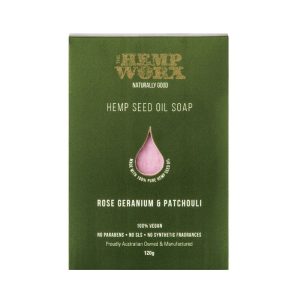 Rose, Geranium & Patchouli Soap Bar 120g