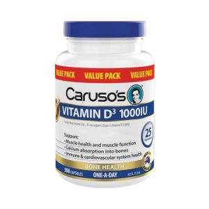 Vitamin D3 1000IU 500 capsules