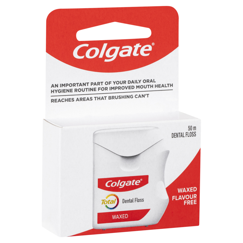 Colgate Waxed Dental Floss 50m WholeLife