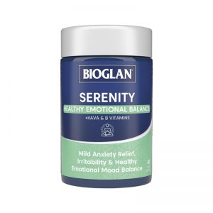Bioglan Serenity Healthy Emotional Balance + Kava & B Vitamins