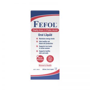 Fefol Daily Iron & Folic Acid Oral Liquid Women's Health 200mL