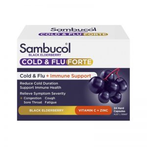 Sambucol Cold & Flu Forte Black Elderberry