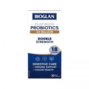 Bioglan Platinum Probiotics 50 Billion Double Strength 30 Capsules